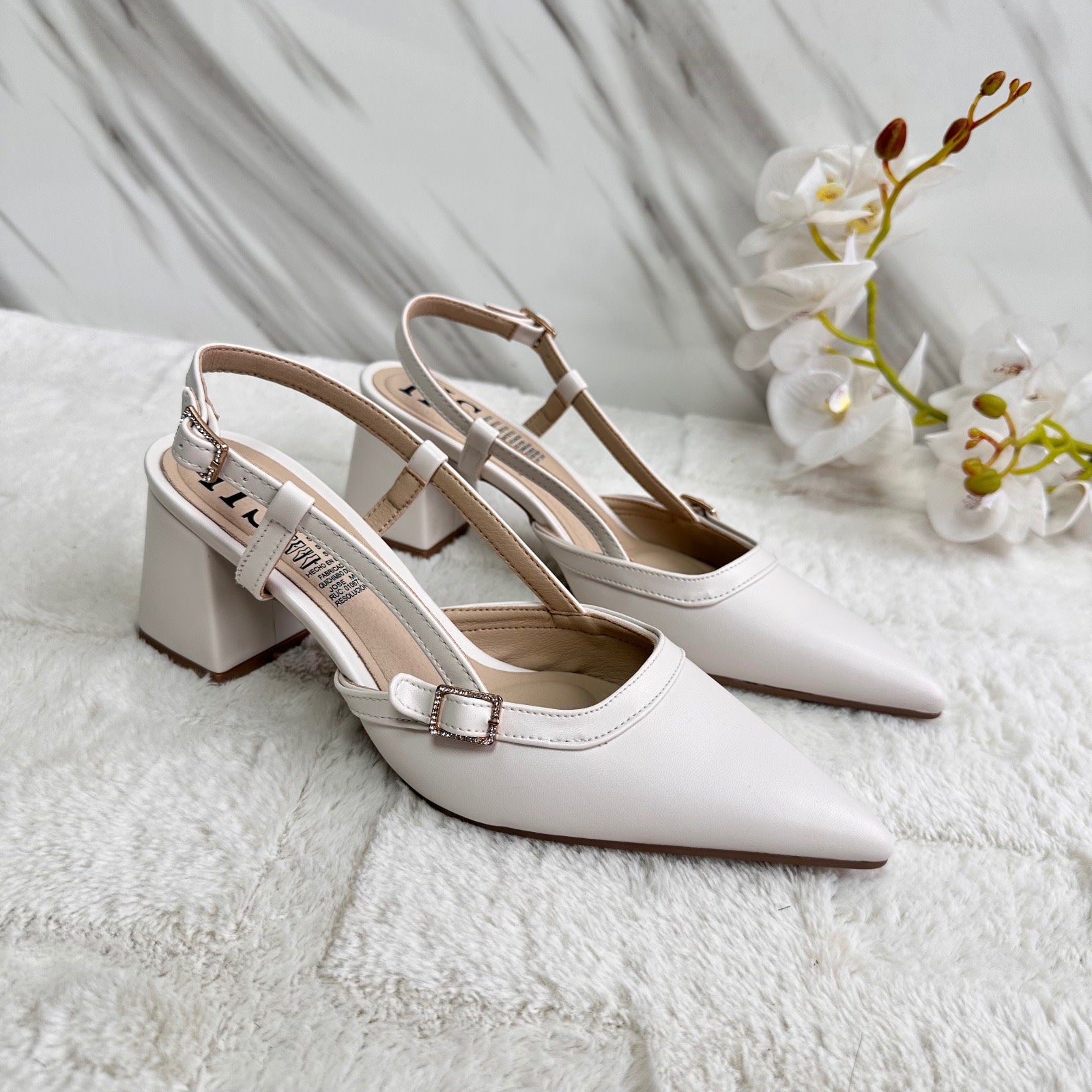BEIGE SINTETICO 5½ TACO ANCHO 