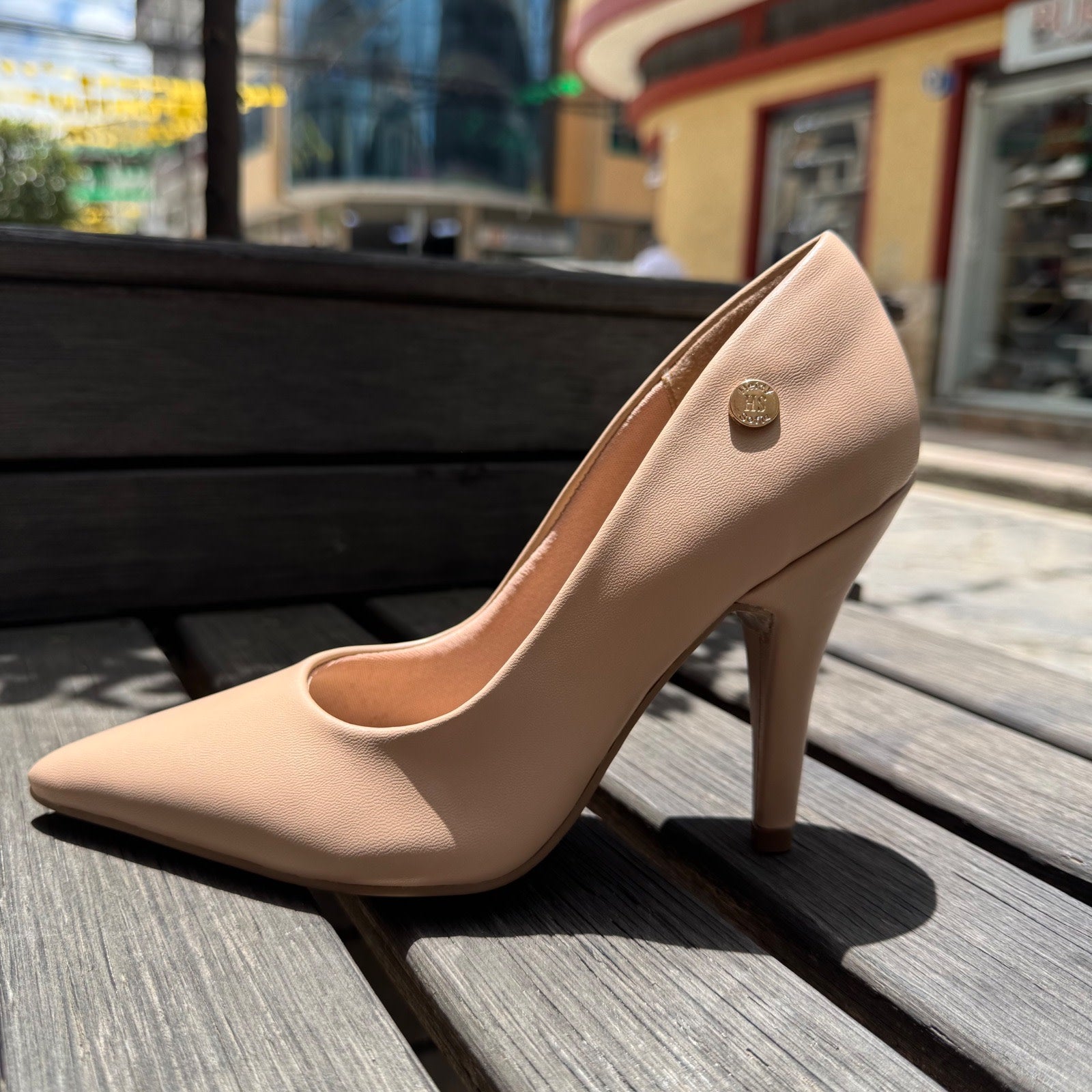 Tacón llano elegante 7 puntos